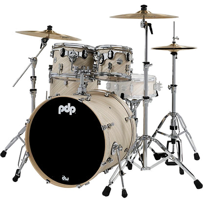 PDP Concept Maple 4-Piece Shell Pack 20", Twisted Ivory, Chrome Hardware