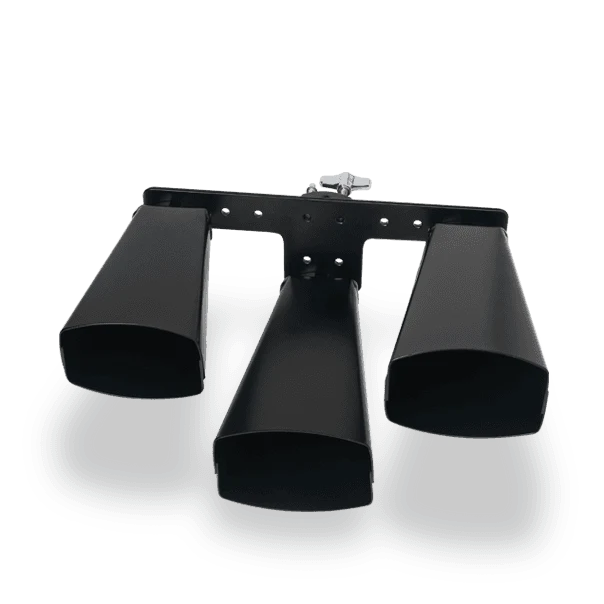 LP Tri-Bell 3", 4", 5 1/2" Vise Mount, Black