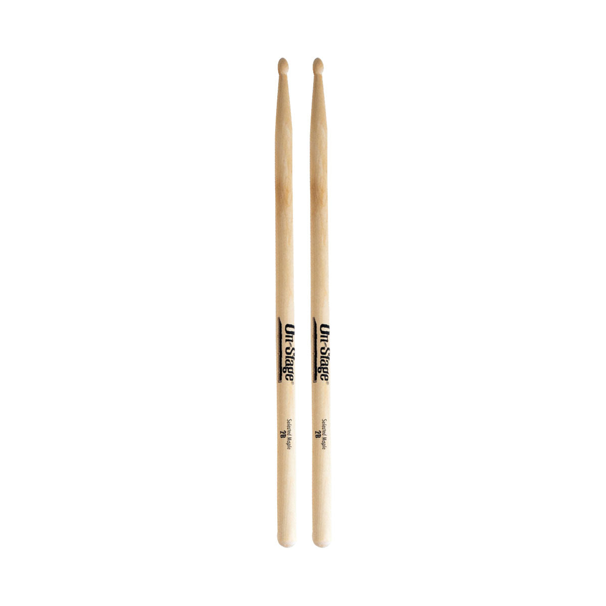 On-Stage MW2B 2B Maple Drum Sticks Wood Tip