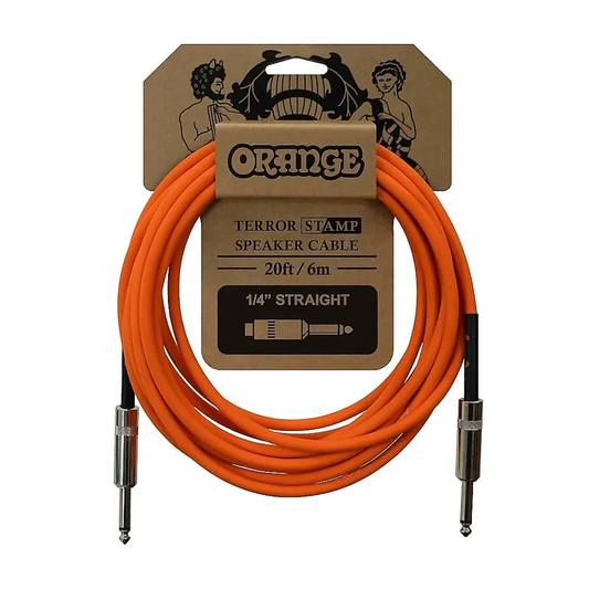 Orange Terror Stamp 20 ft speaker cable