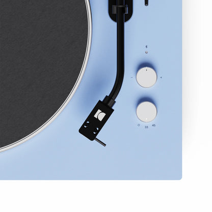 Kanto OBI3 Turntable with Bluetooth 5.3, Preamp, and Pitch Control, Ice Blue
