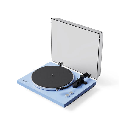 Kanto OBI3 Turntable with Bluetooth 5.3, Preamp, and Pitch Control, Ice Blue