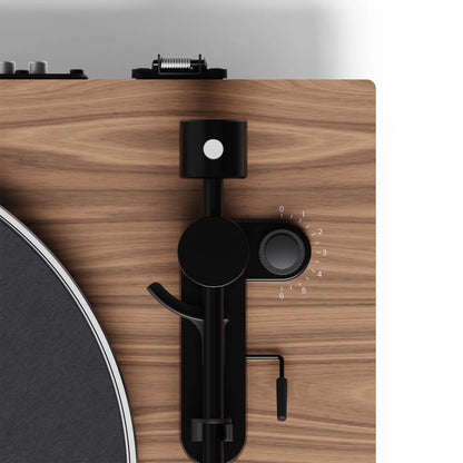 Kanto OBI3 Turntable with Bluetooth 5.3, Preamp, and Pitch Control, Walnut