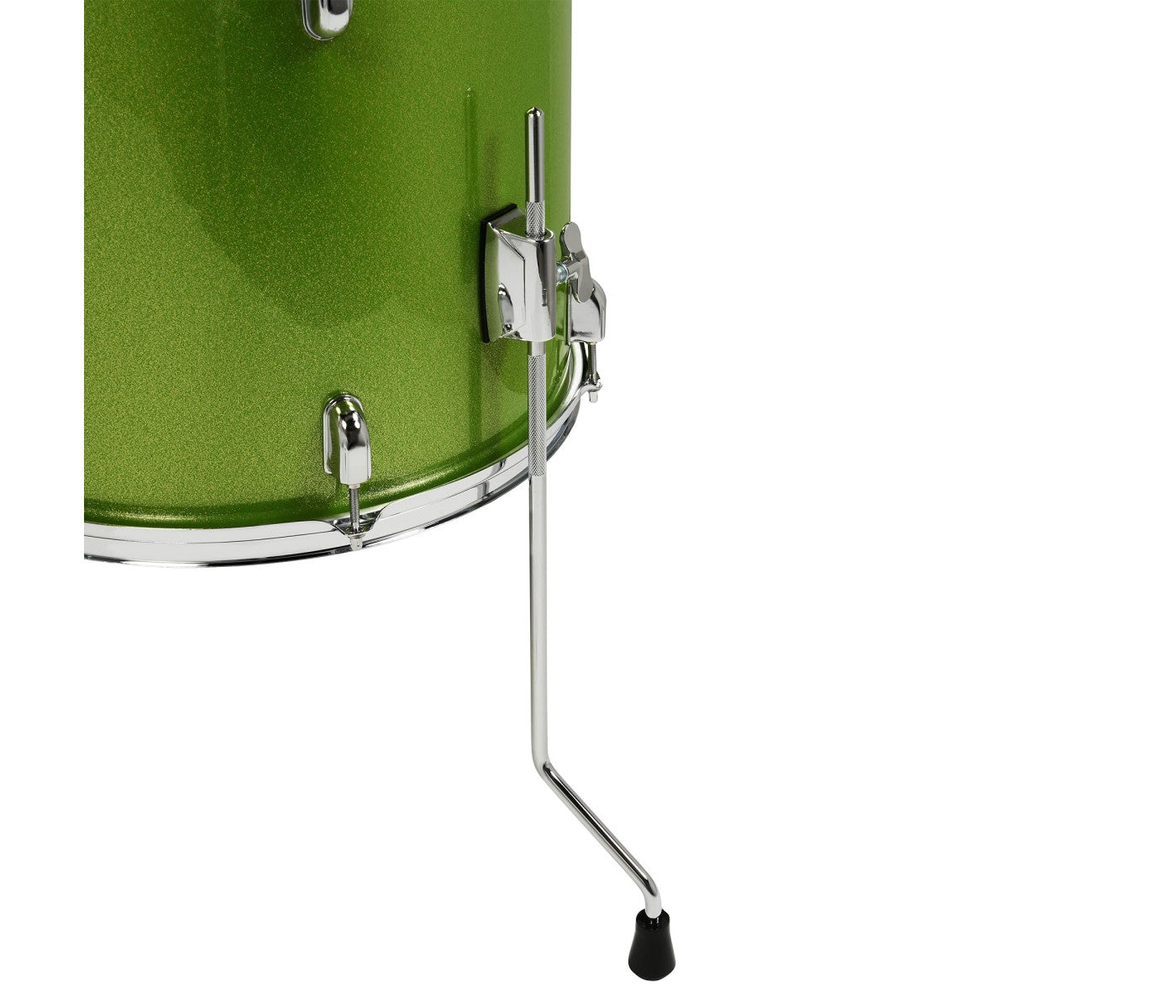 PDP CENTERstage 5-Piece Complete Drum Kit 22", Electric Green Sparkle (Hardware, Cymbals & Throne)