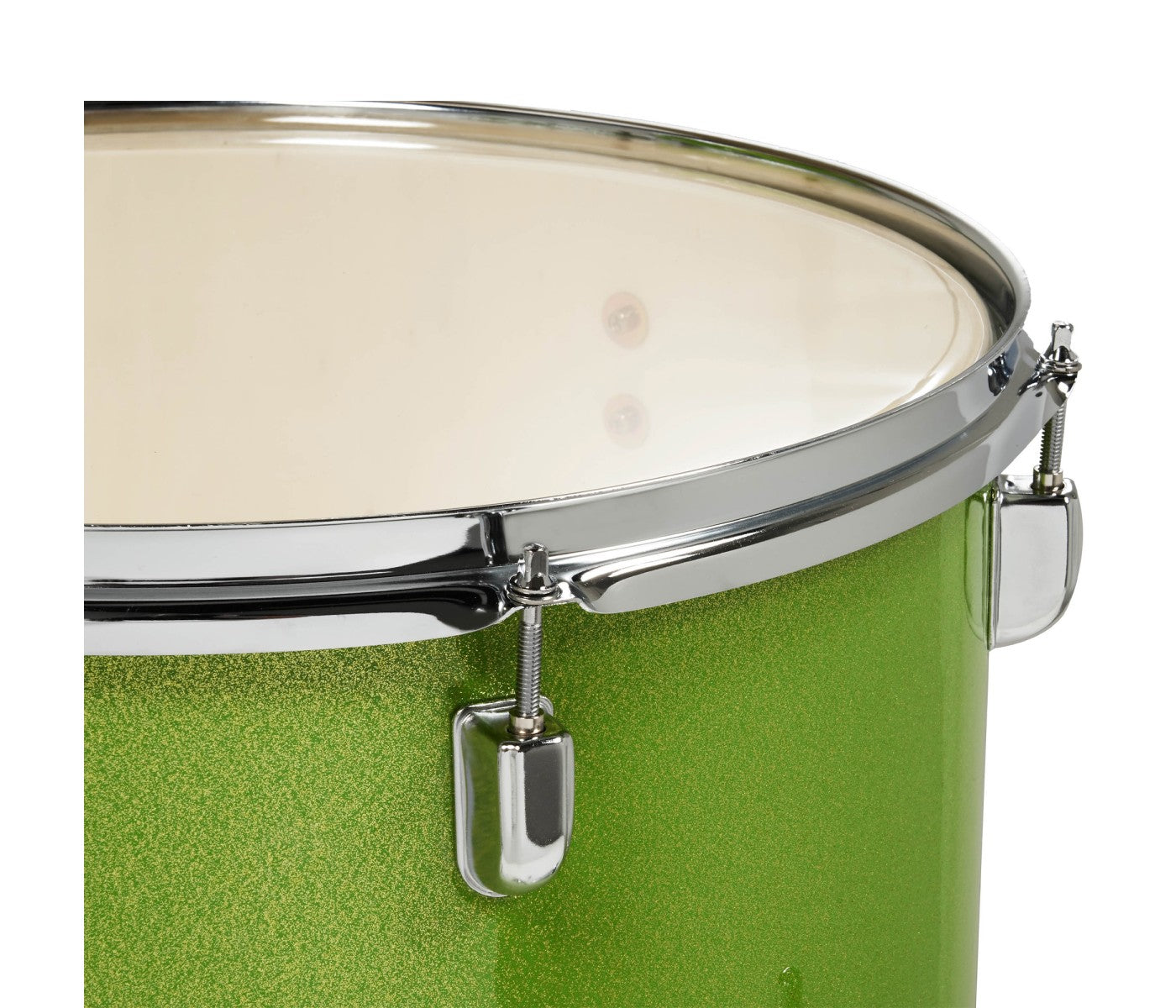 PDP CENTERstage 5-Piece Complete Drum Kit 22", Electric Green Sparkle (Hardware, Cymbals & Throne)