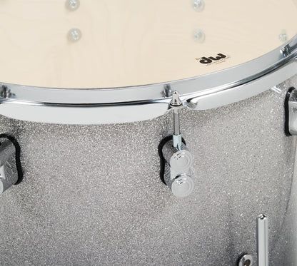 PDP Concept Maple 5-Piece Shell Pack 22", Silver-to-Black Fade, Chrome Hardware