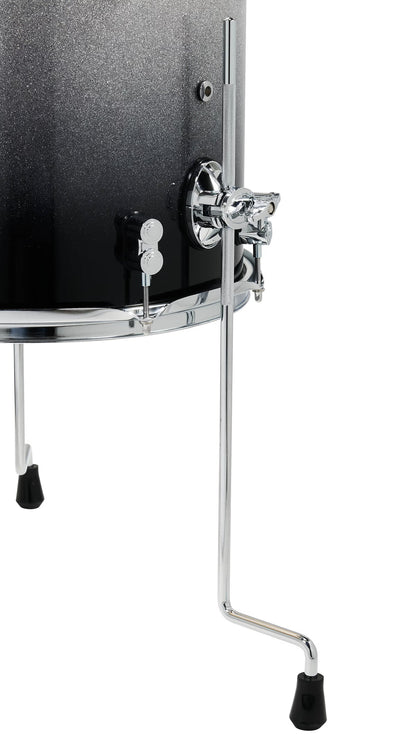 PDP Concept Maple 5-Piece Shell Pack 22", Silver-to-Black Fade, Chrome Hardware