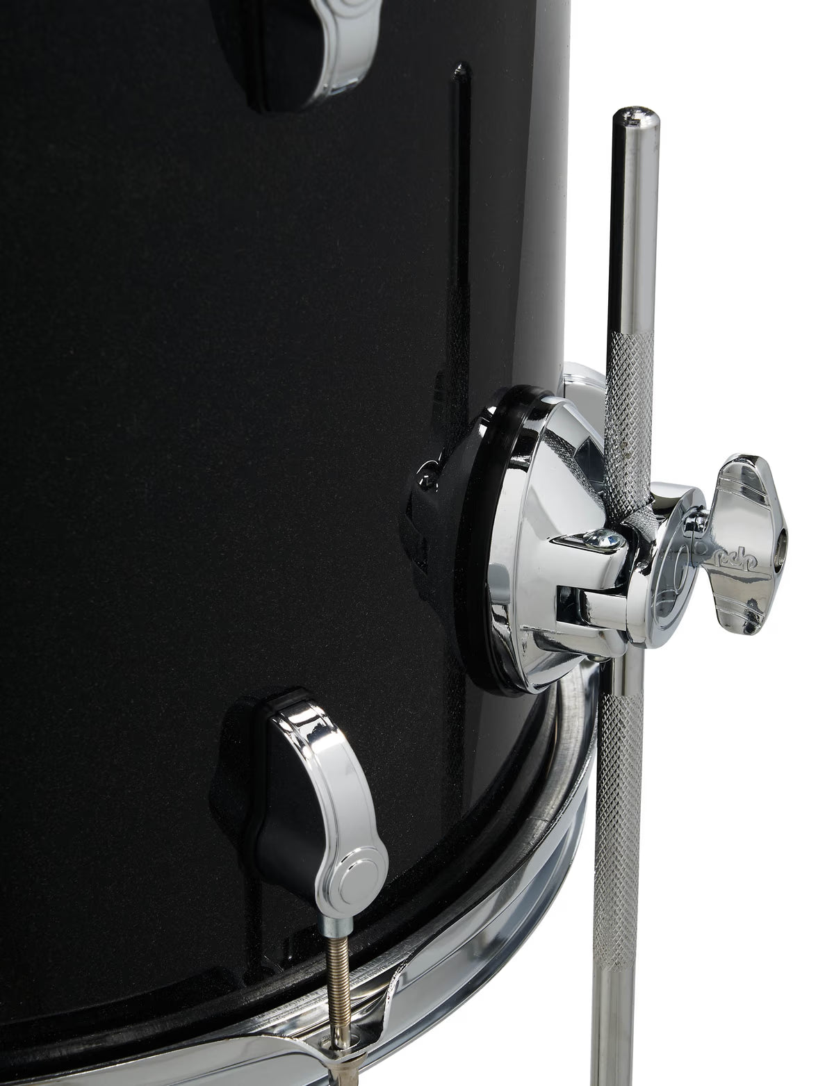 PDP New Yorker 4-Piece Shell Pack 16", Black Onyx Sparkle, Chrome Hardware