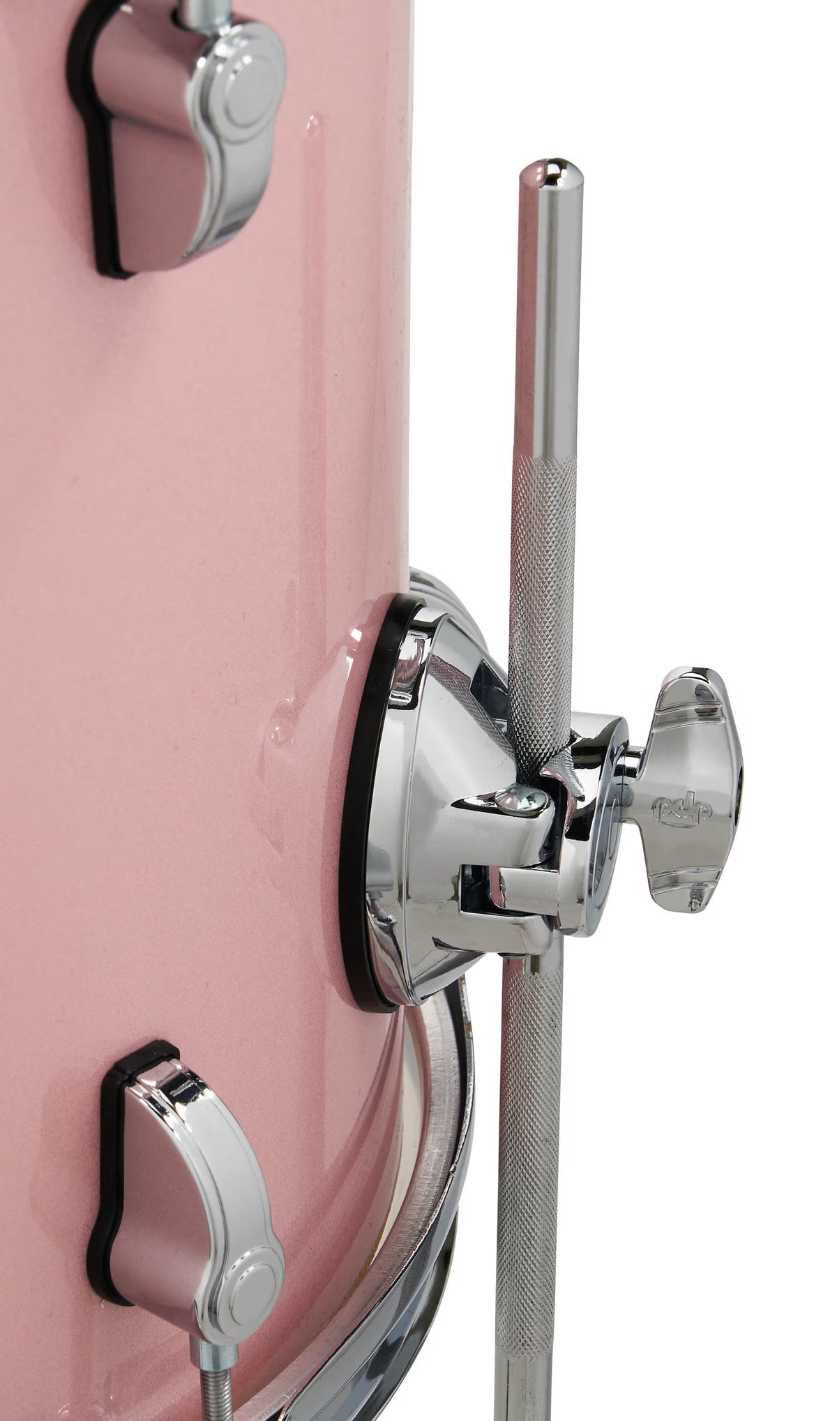 PDP New Yorker 4-Piece Shell Pack 16", Pale Rose Sparkle, Chrome Hardware