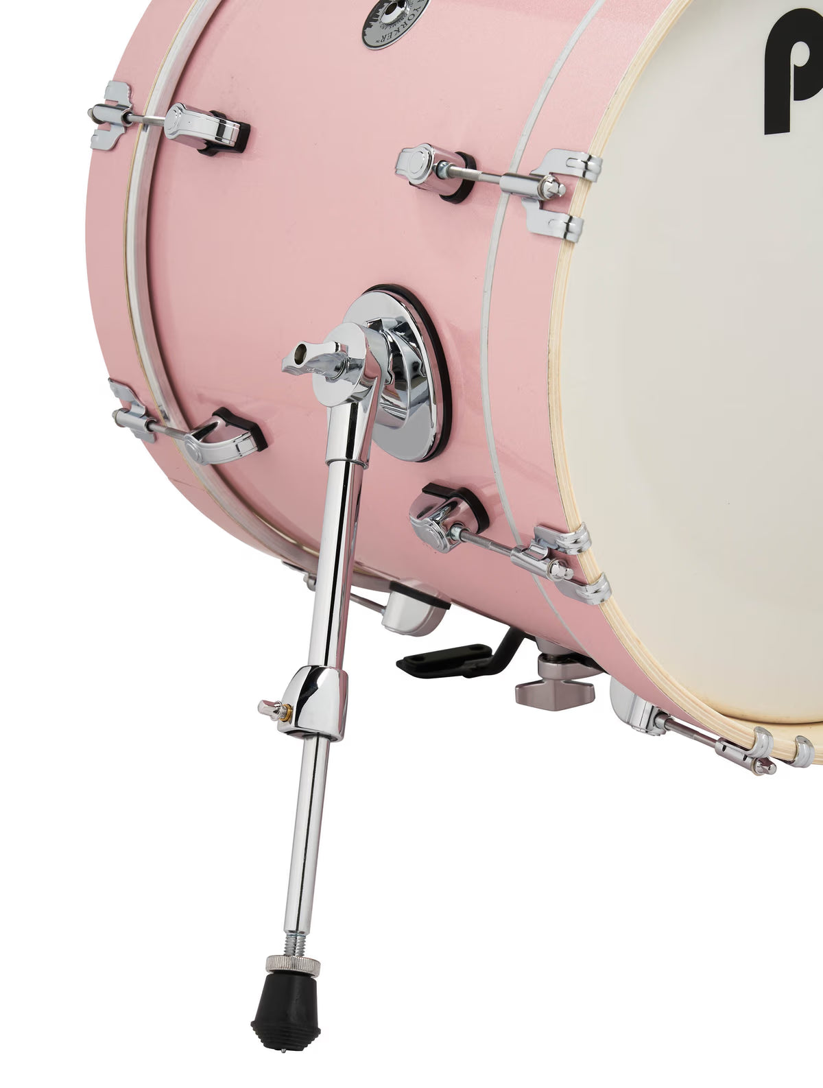 PDP New Yorker 4-Piece Shell Pack 16", Pale Rose Sparkle, Chrome Hardware