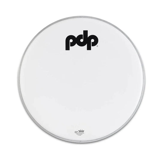 PDP 16" White Coated Logo Drum Head