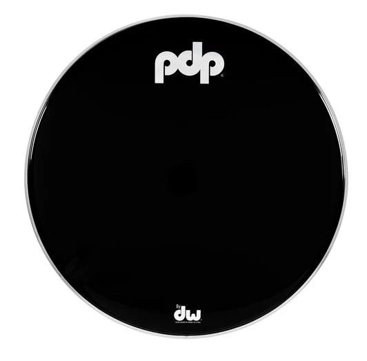 PDP 18" Black Smooth Logo Drum Head