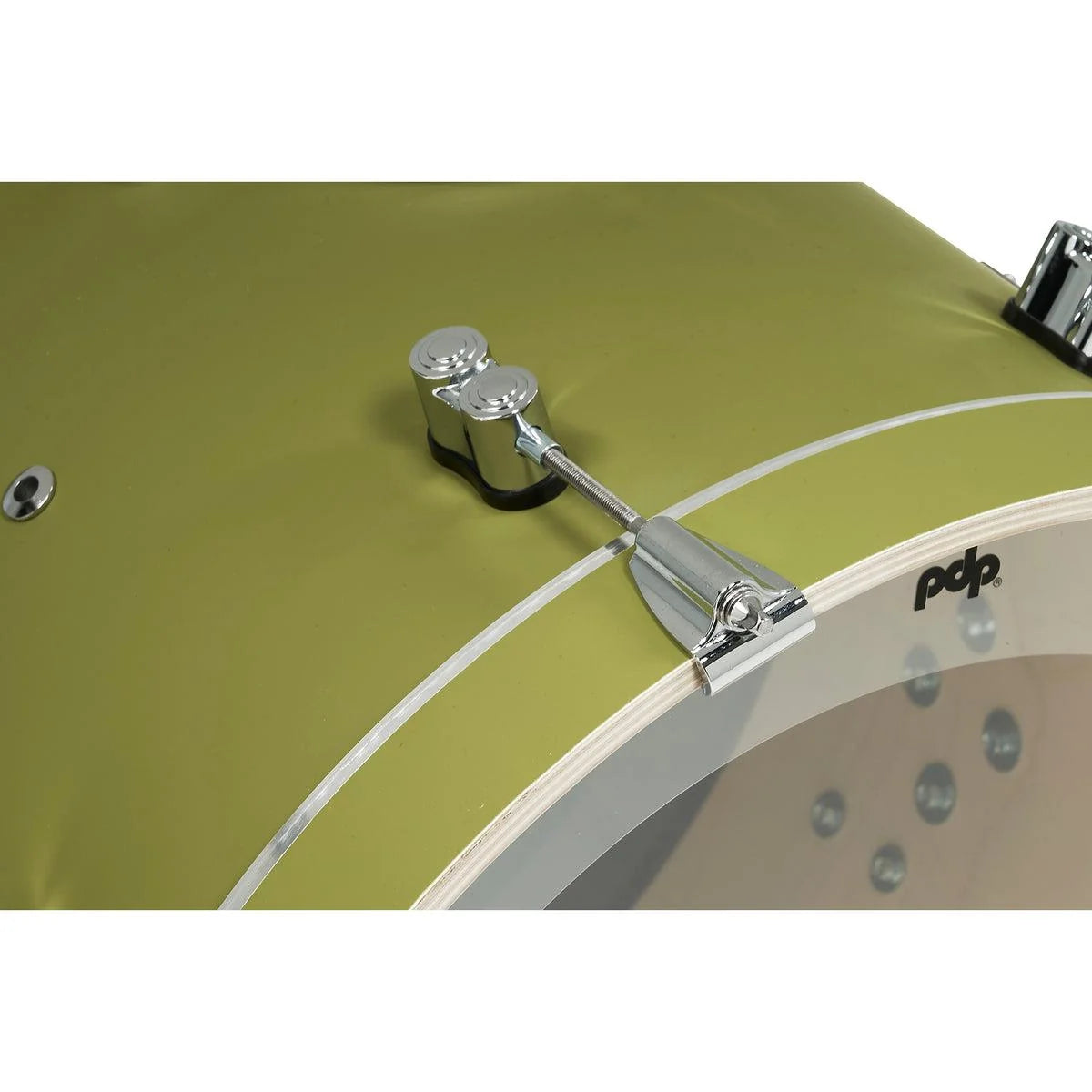 PDP Concept Maple Bop Kit 18", Satin Olive, Chrome Hardware