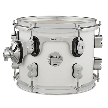 PDP Concept Maple 5-Piece Shell Pack 22", Pearlescent White, Chrome Hardware