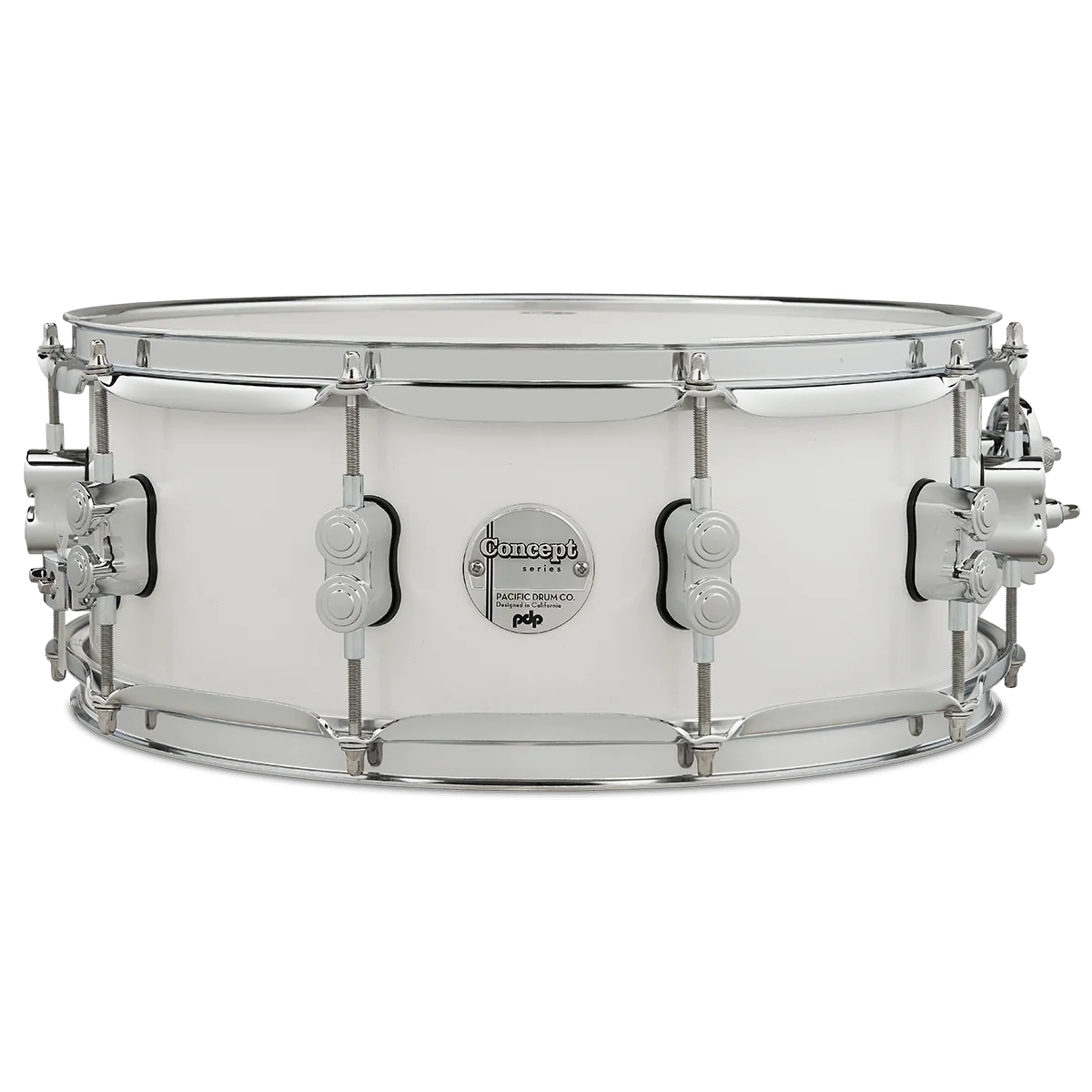 PDP Concept Maple 5-Piece Shell Pack 22", Pearlescent White, Chrome Hardware