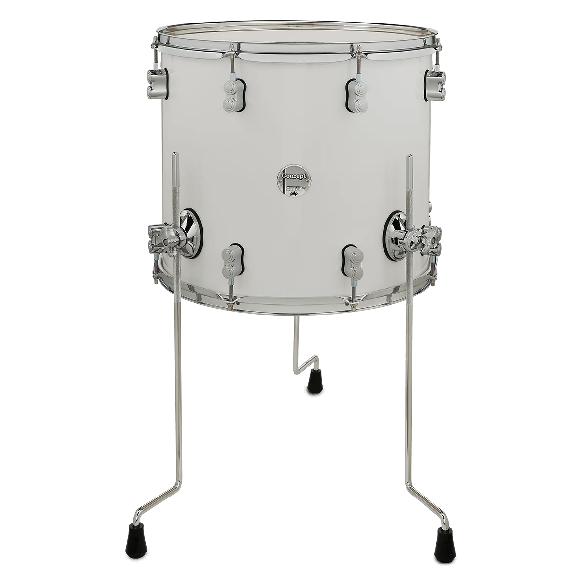 PDP Concept Maple 5-Piece Shell Pack 22", Pearlescent White, Chrome Hardware