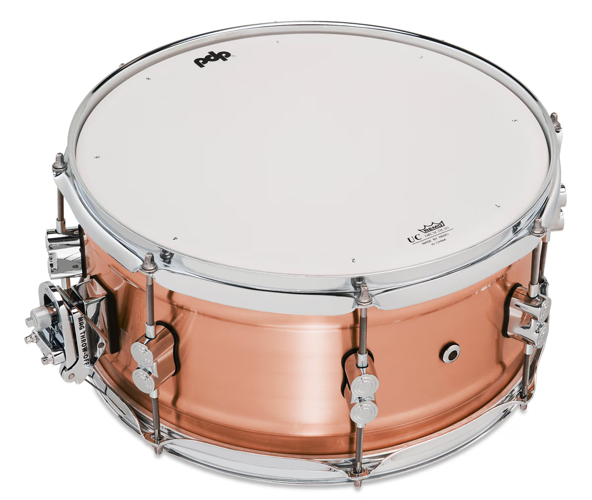 PDP Concept Snare 6.5x14", 1.2mm Beaded Copper