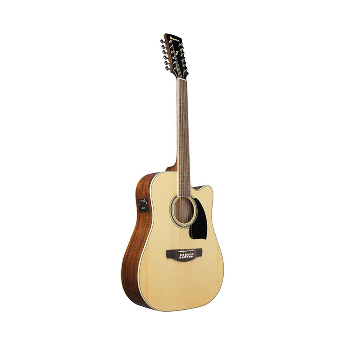 Ibanez PF1512ECE Performance Electro-Acoustic Guitar – Natural High Gloss