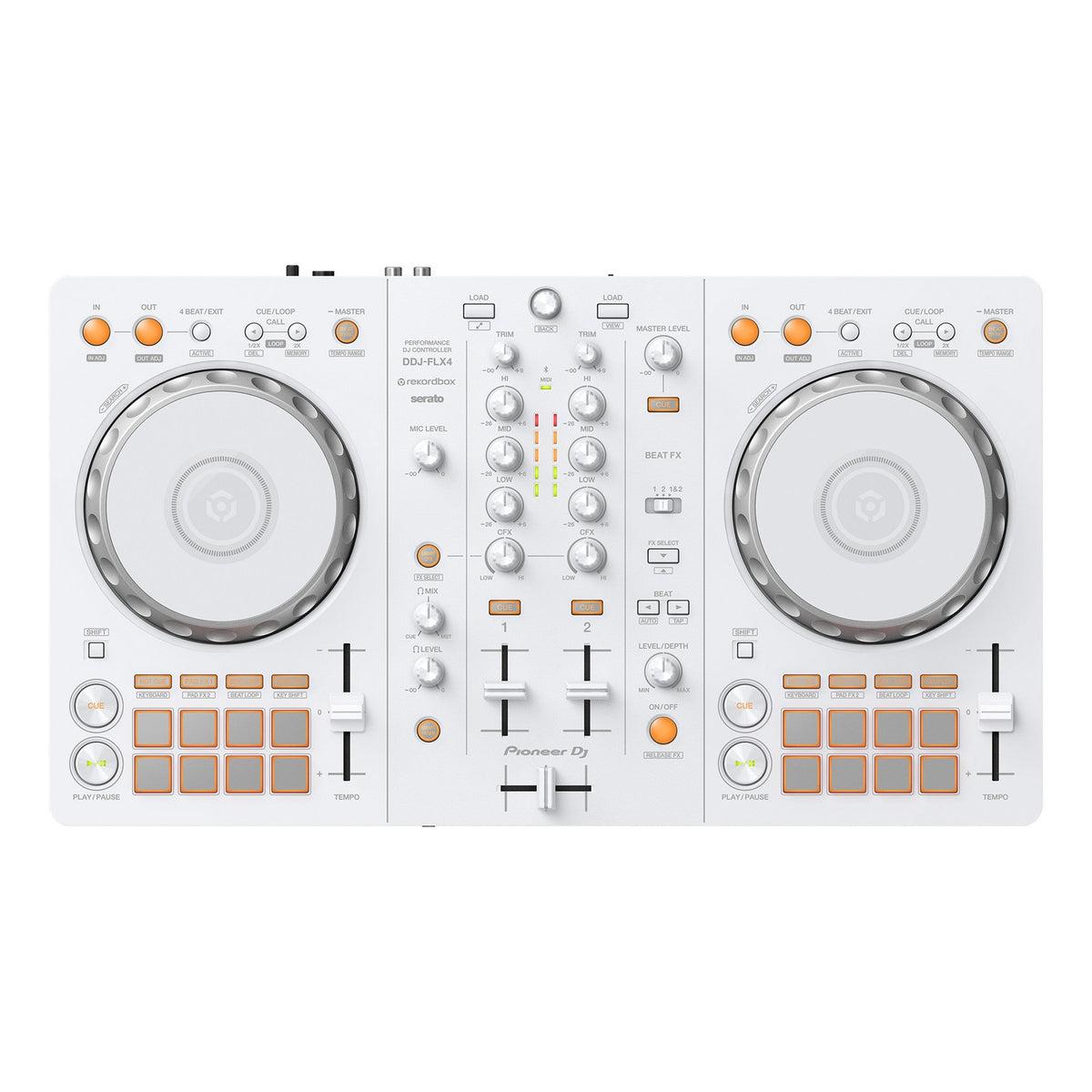 Pioneer DJ DDJ-FLX4-W 2-Channel DJ Controller, White