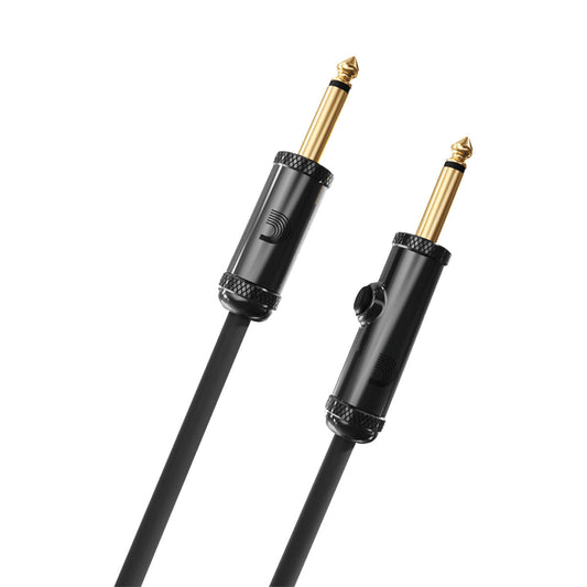 D’addario PW-AG-15 4.5m Circuit Breaker Instrument Cable with Momentary Switch