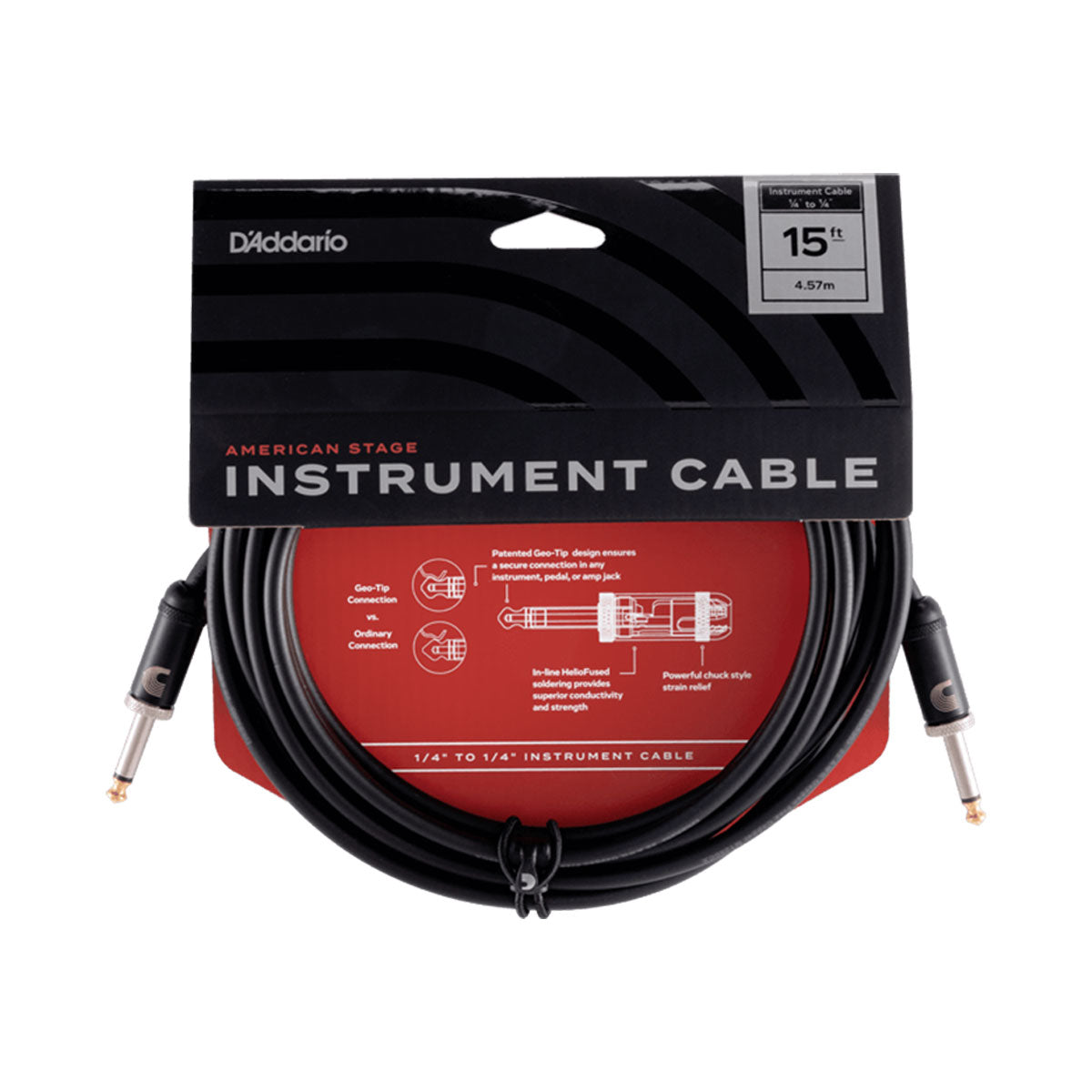 D’addario PW-AMSG-15 4.5m American Stage Instrument Cable