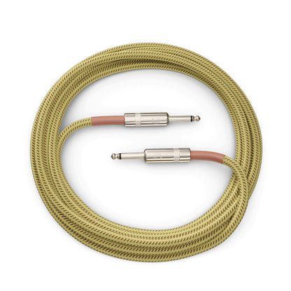 D’addario PW-BG-10TW 3m Braided Instrument Cable – Tweed