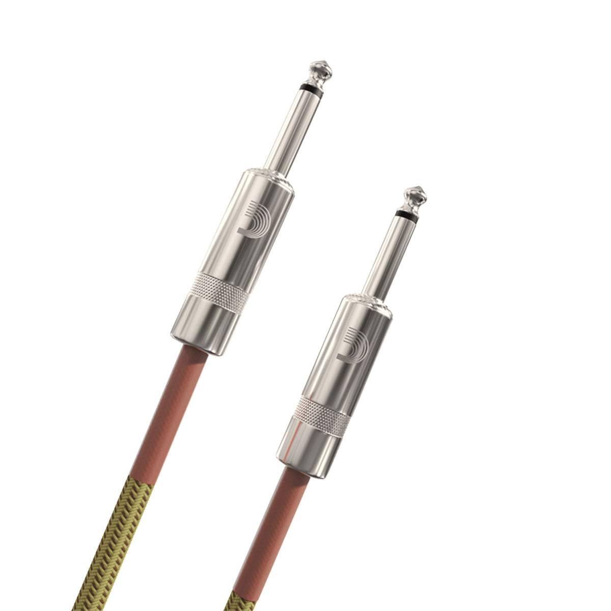 D’addario PW-BG-10TW 3m Braided Instrument Cable – Tweed