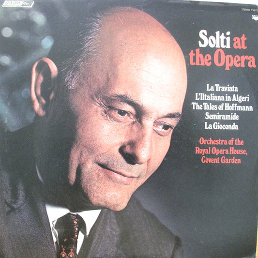 Solti Orchestra Of The Royal Opera House Covent Garden Solti At The Opera 12" Vinyl