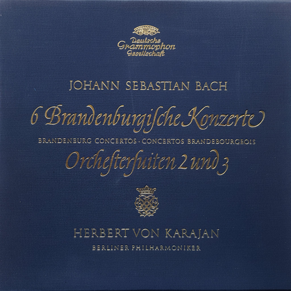 Bach 6 Brandenburg Concertos Karajan & Berlin Philharmonic 3×12" Vinyl