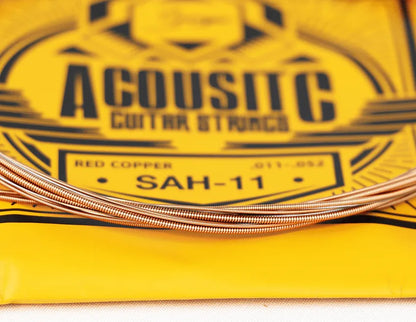 Smiger SAH-11 Acoustic Guitar Strings – Bright Tone & Durable Steel Core