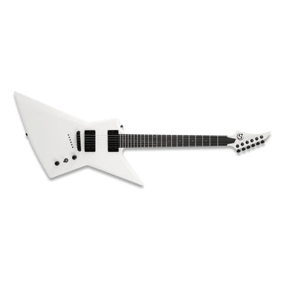S by Solar EB4.6W Electric Guitar – White Matte (Gig Bag Included)