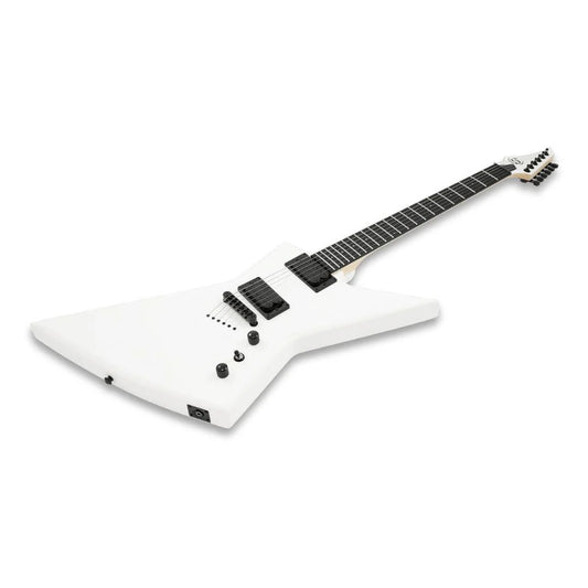 S by Solar EB4.6W Electric Guitar – White Matte (Gig Bag Included)