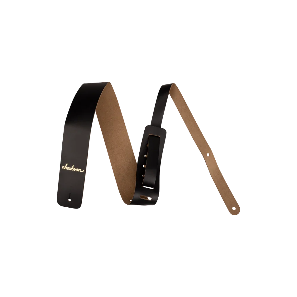 Jackson Leather Guitar Strap, Black