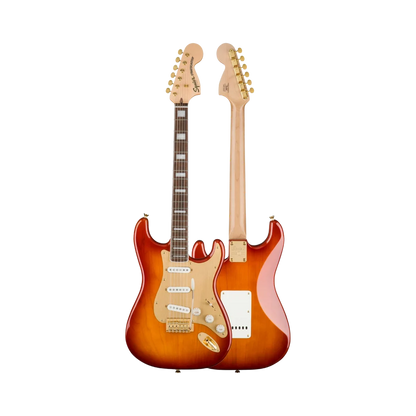 Squier by Fender 40th Anniversary Stratocaster Gold Edition Electric Guitar