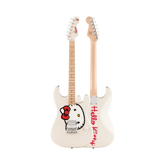 Fender's Squier x Hello Kitty White Stratocaster