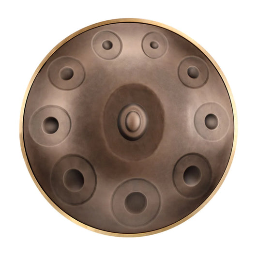 HLURU HG10-Bronze STL Handpan Drum 10 notes 22"