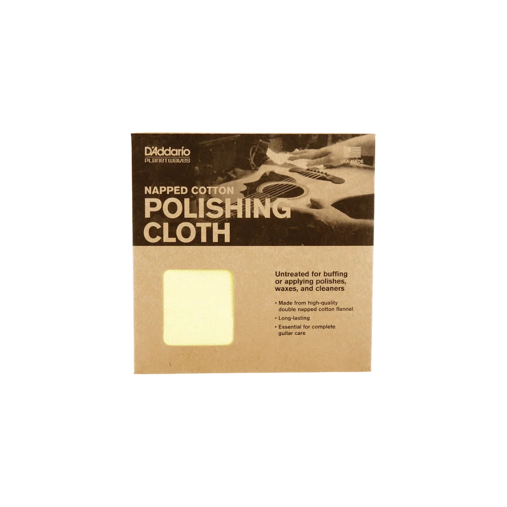 D'Addario Napped Cotton Polishing Cloth For All Instruments PWPC2