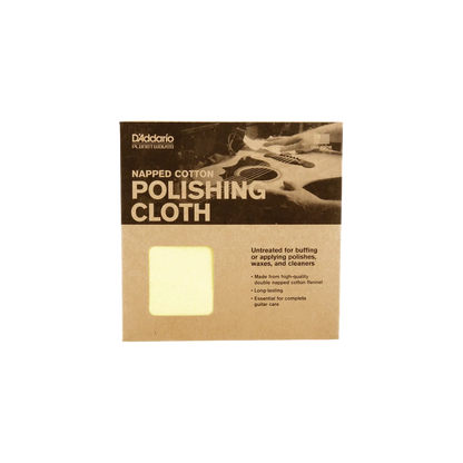 D'Addario Napped Cotton Polishing Cloth For All Instruments PWPC2