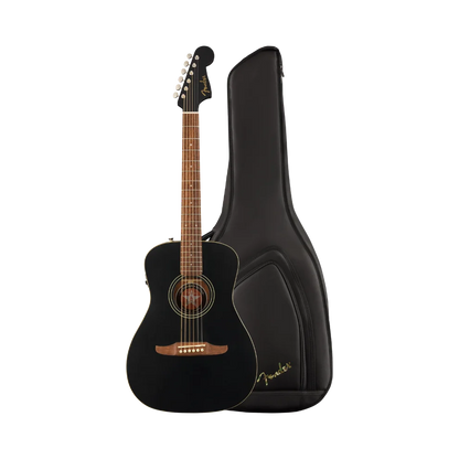 Fender Joe Strummer Campfire Acoustic Guitar – Black Matte (with Deluxe Gig Bag)