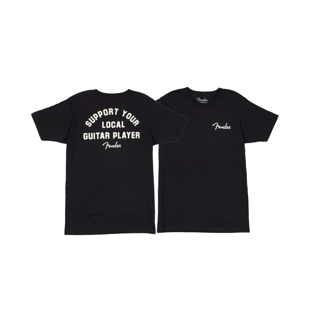 Fender Support Your Local Guitar Player Tee, Black, M