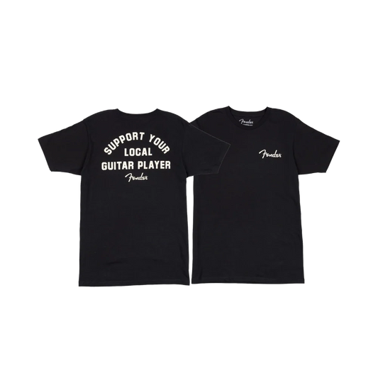 Fender Support Your Local Guitar Player Tee, Black, M