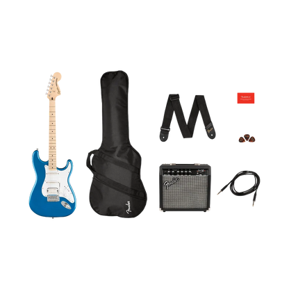 Fender Squier Affinity Series Stratocaster HSS Electric Guitar Pack