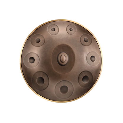 HLURU HG10-Bronze STL Handpan Drum 10 notes 22"