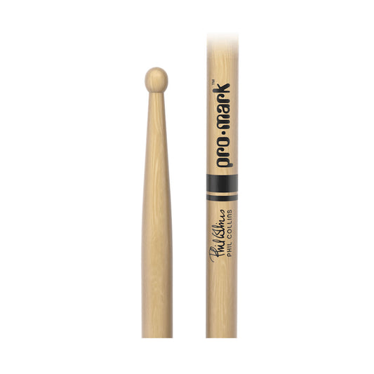 Promark TXPCW 5AB Phil Collins Lacquered Hickory Wood Tip Drumsticks