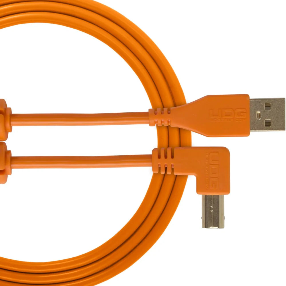 UDG Ultimate Audio Cable USB 2.0 A-B, Angled, 3m (Multiple Colors Available)