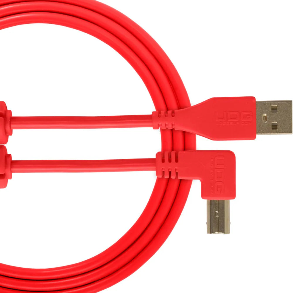 UDG Ultimate Audio Cable USB 2.0 A-B, Angled, 3m (Multiple Colors Available)