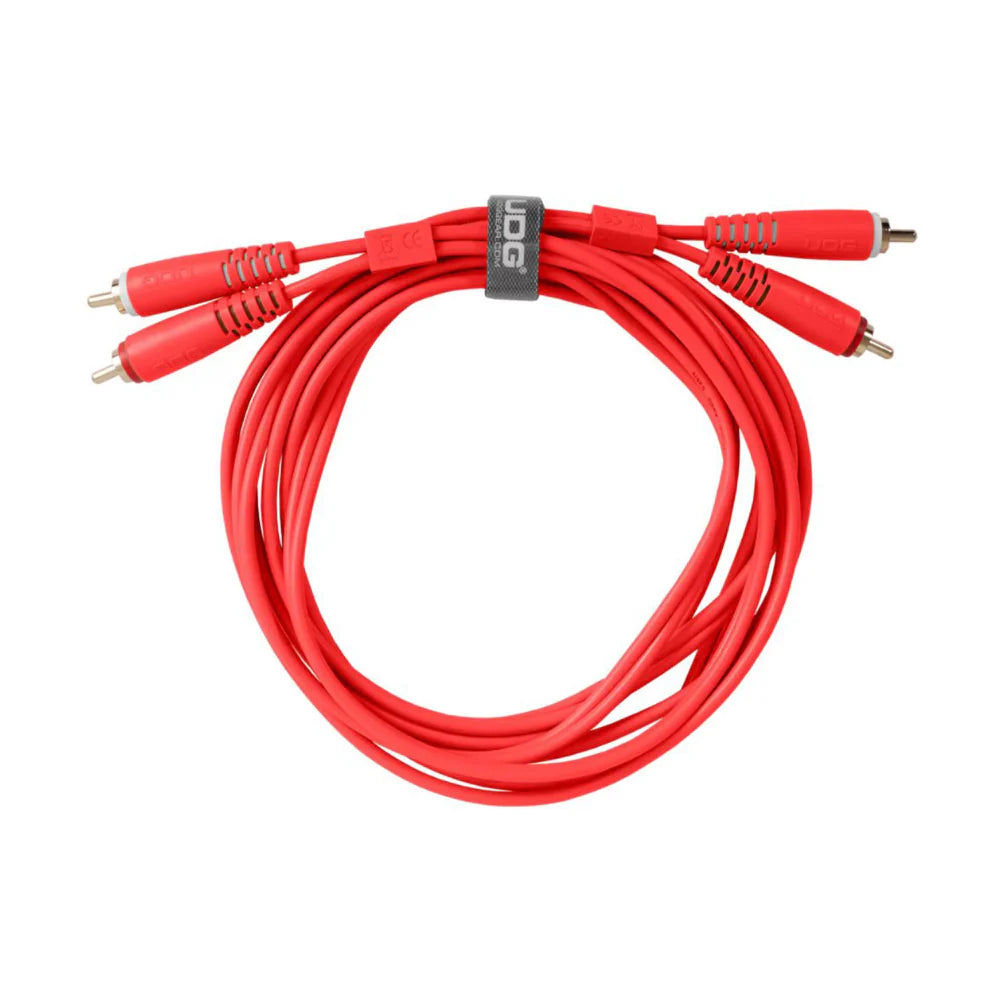 UDG Ultimate Audio Cable Set RCA - RCA, Straight, 1.5m (Multiple Colors Available)