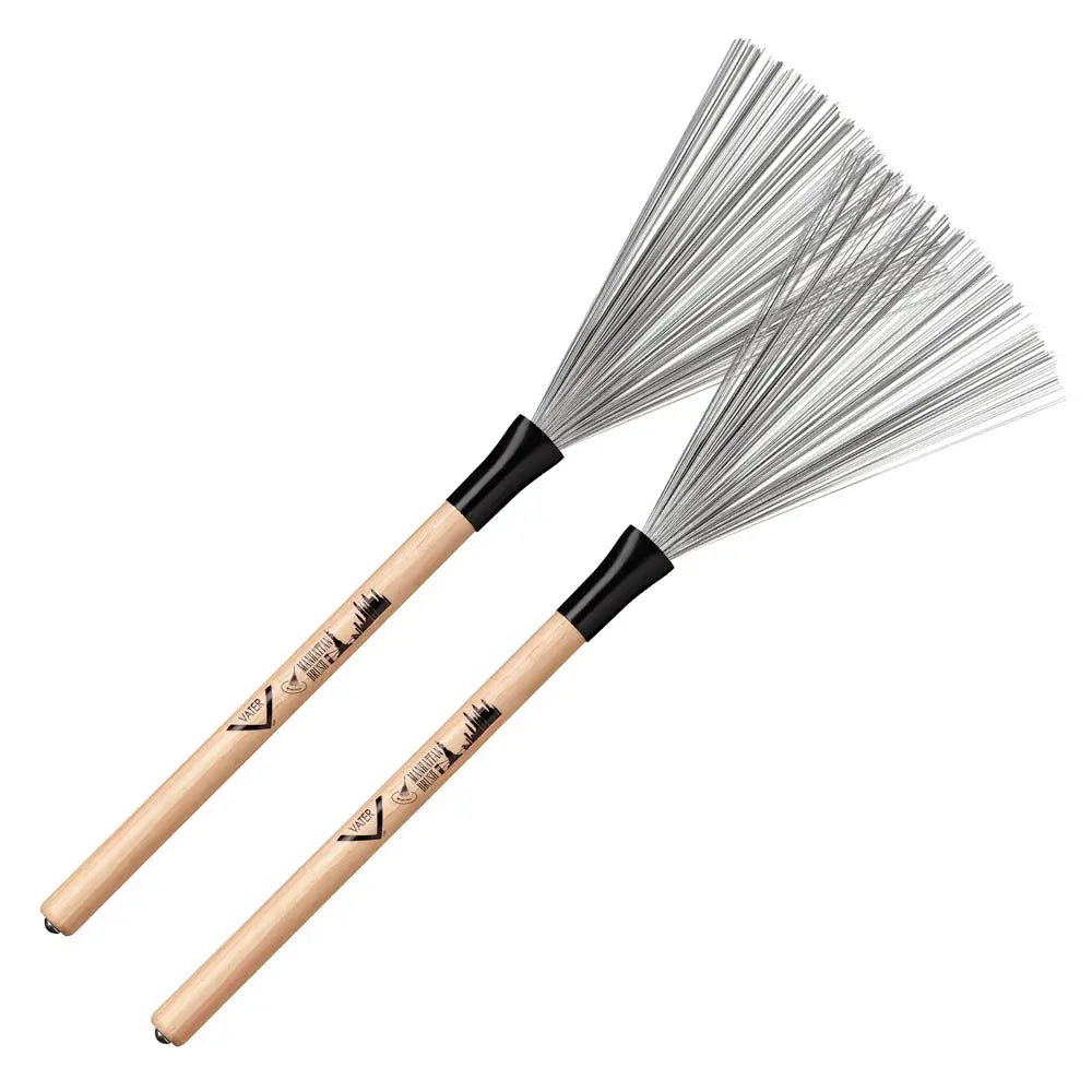 Vater Manhattan Brush – Wood Handle Wire Drum Brush (VWTM)