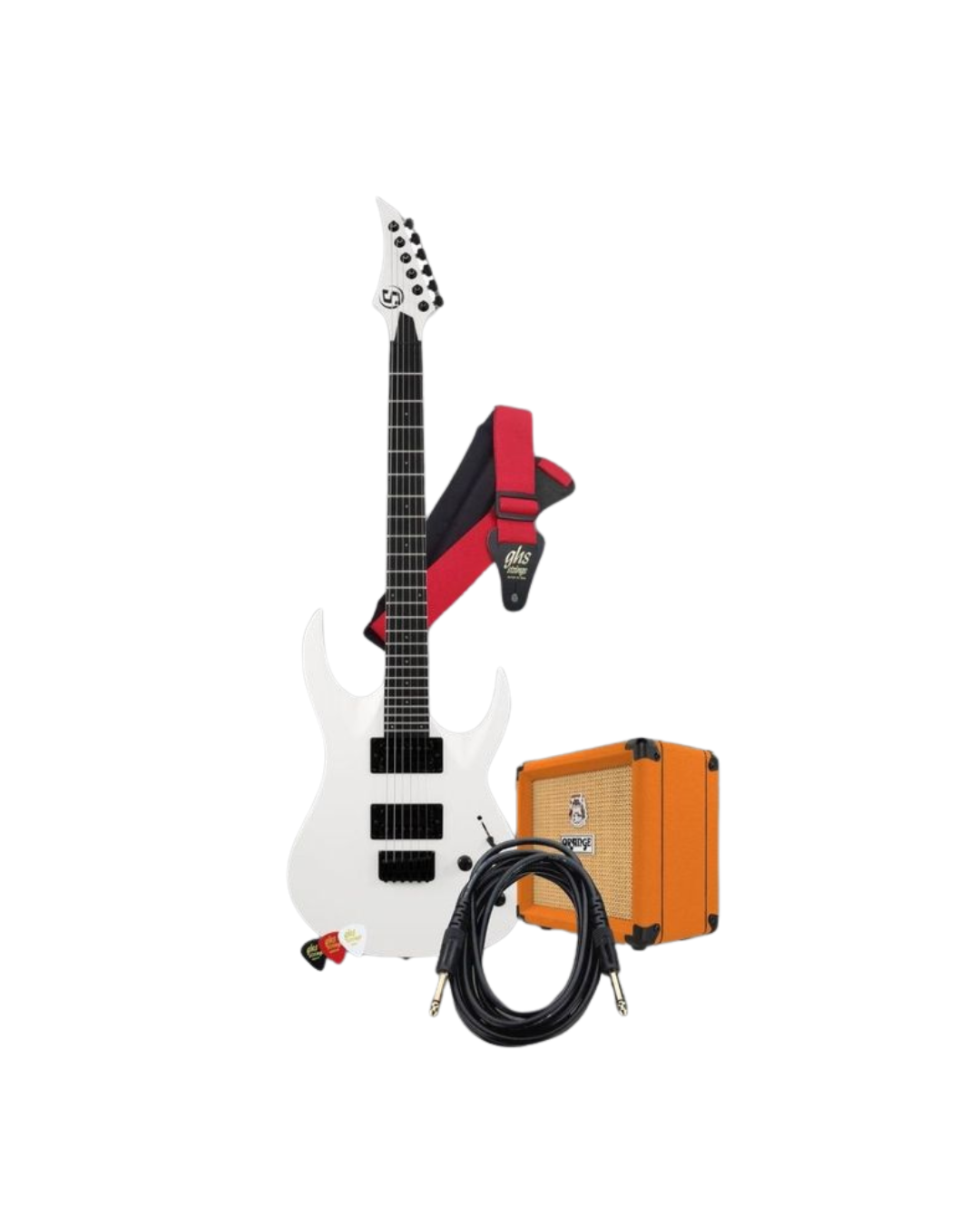 S by Solar AB4.6C Electric Guitar Bundle