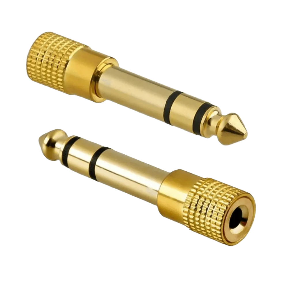 Hebikuo X 6.5-1 Gold-Plated 3.5mm Female to 6.5mm Male Adapter – Audio Connector